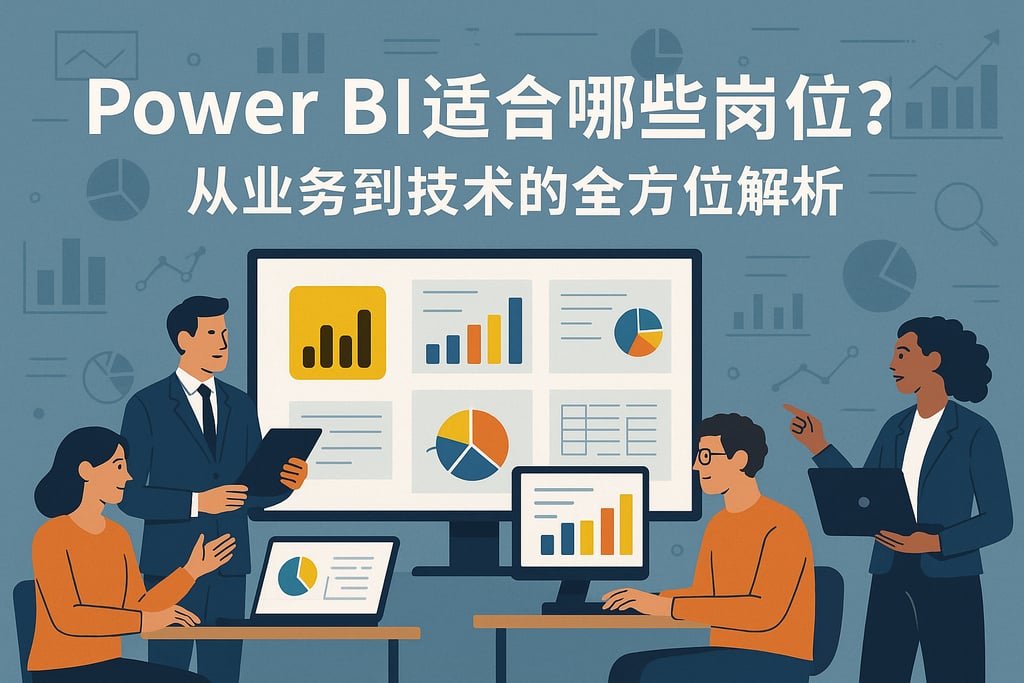 Power BI适合哪些岗位？从业务到技术的全方位解析